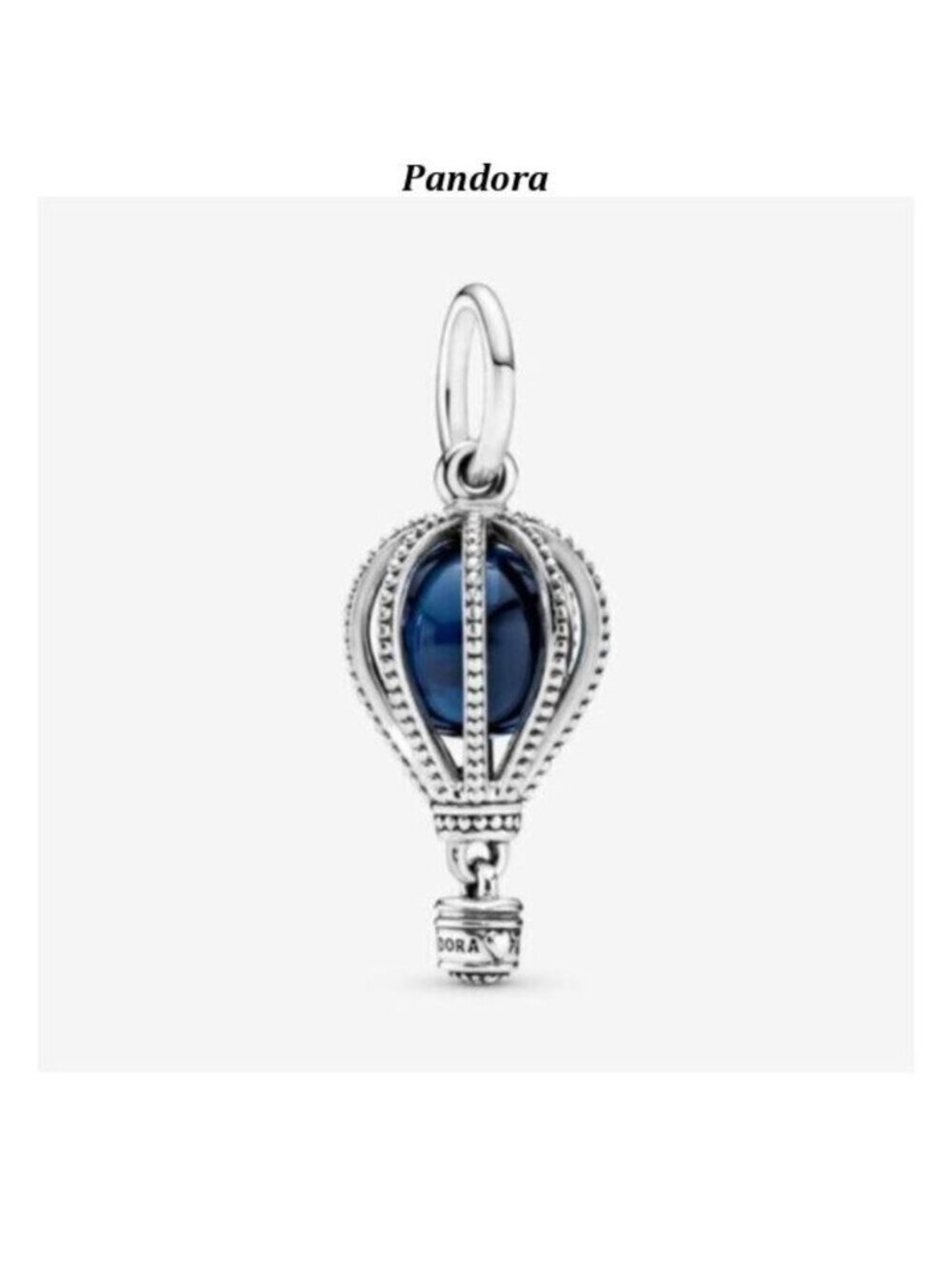 Pandora Blue Hot Air Balloon Travel Charm